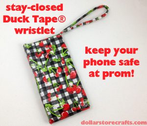 Stay-Closed Duct Tape iPhone Case from dollarstorecrafts.com