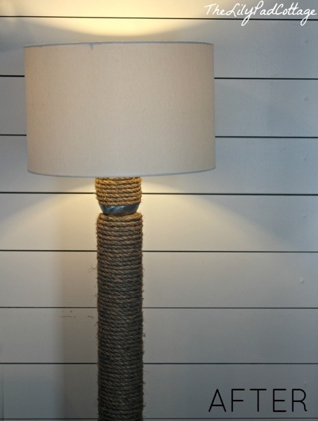 DIY rope lamp