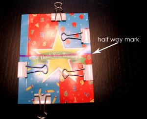 how to cut a notebook in half