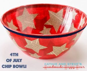 4th of July Chip Bowl by HandmadeHappyHour.com
