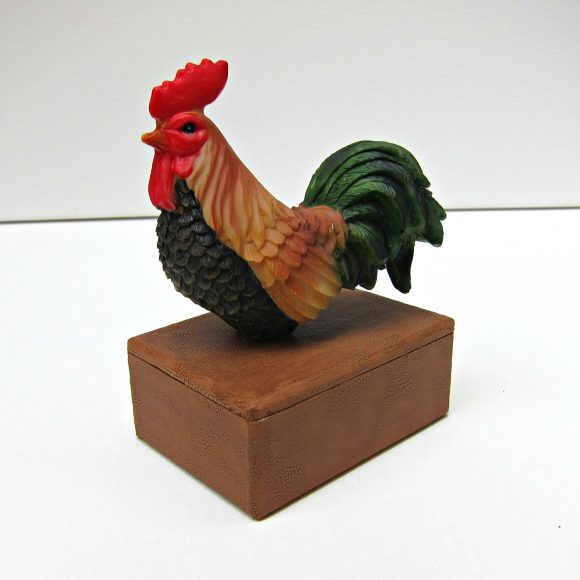 Chicken Rooster Business Card Holder 