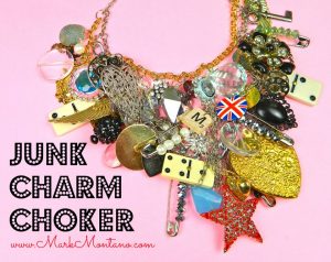 Clean out your junk drawer and make a statement necklace! by Mark Montano