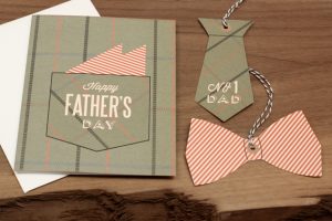 free printable father's day card and gift tags