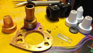 DIY Steampunk Tinker's Goggles from dollar store stuff