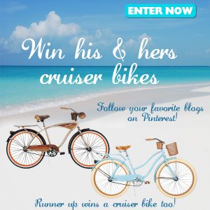 Win His & Hers Cruiser Bikes - Enter now, winner picked June 17th