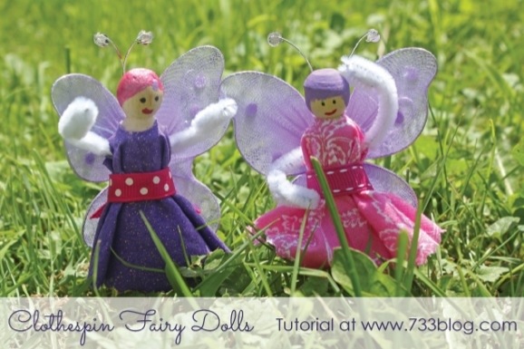 clothespin fairy dolls