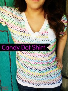Candy Dot T-shirt by CraftyChica.com