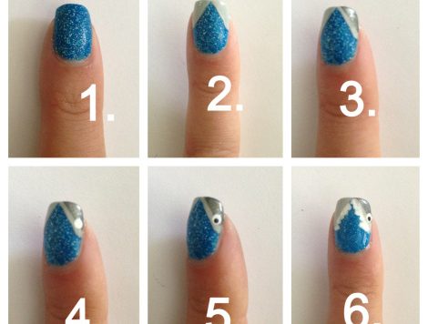 how to paint your nails for shark week