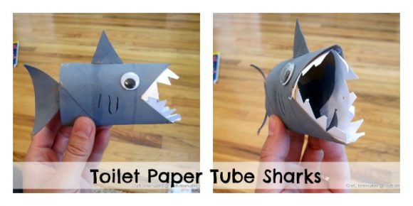 how to make a shark puppet