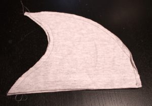 sew fin with a 1/4 inch allowance