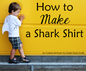 how to make a shark costume