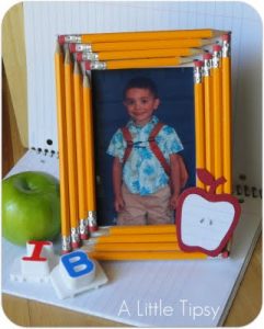 Make a Pencil Picture Frame
