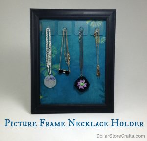 picture frame necklace holder