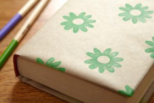 how to make your own book covers - protect your textbooks