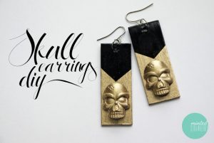 Make Glam Skull Earrings