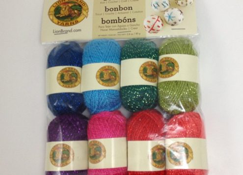 These are so cute! Lion Brand Yarn Bon-Bons -- tiny little yarns!