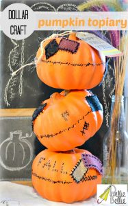 stitches and patches pumpkin topiary