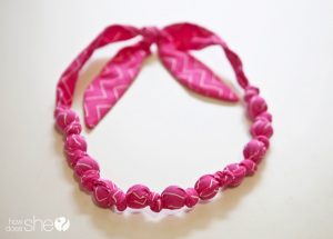 Make a Marble and Fabric Necklace