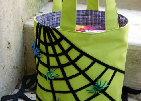 Velcro Spiderweb Treat Bag