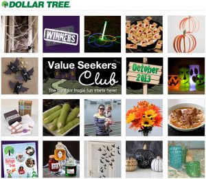Dollar Tree Value Seeker's Club - has free craft ideas, recipes and more every month. Sign up at: http://bit.ly/ValueSeekers