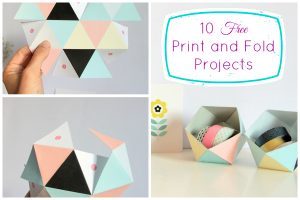 10 Free Print and Fold Projects