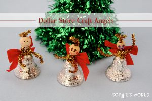 Dollar Store Angel Ornament Craft