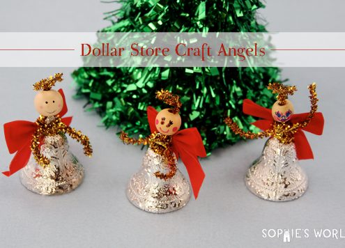 Dollar Store Angel Ornament Craft