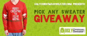 Ugly Christmas Sweater giveaway!