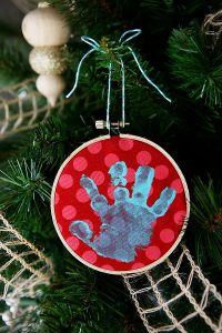 Make a Baby Handprint Ornament