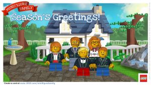 Lego postcard