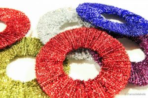 Make Pip Cleaner Wreath Ornaments
