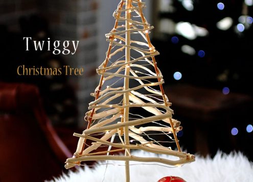 Make a Twig Christmas Tree