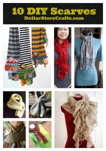 10 DIY Scarf ideas - these are really cute!