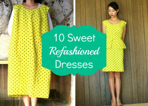 DIY Fashion: 10 Sweet Refashioned Dresses