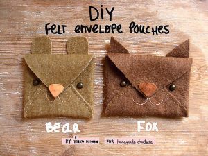 Make Felt Animal Envelopes