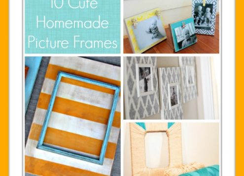 10 Cute Homemade Picture Frames