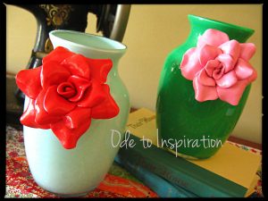Anthro-inspired floral vases