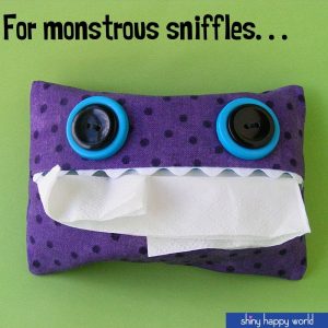 DIY Monster Tissue Holder