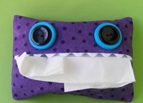 DIY Monster Tissue Holder