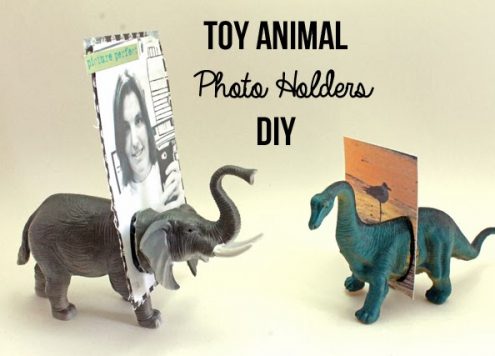 toy Animal Photo Holders