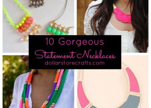 10 DIY Statement Necklaces