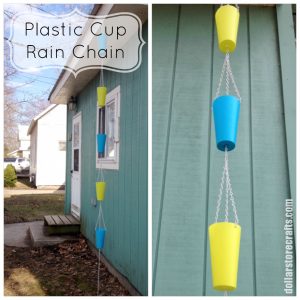 Plastic Cup Rain Chain