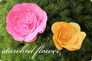 Make Starched Fabric Flowers