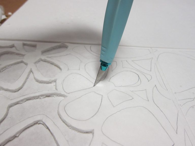 Tutorial: Lamp from Foam Core Board » Dollar Store Crafts