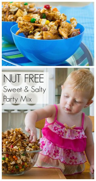 Nut-Free Sweet & Salty Party Mix -- Dollar Store Recipe
