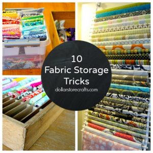 10 Storage Ideas for Your Fabric Stash