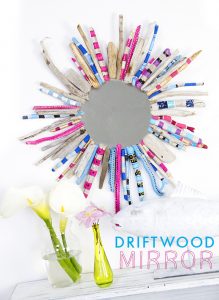 Make a Painted Driftwood Mirror