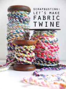 Make Scrap Fabric Twine