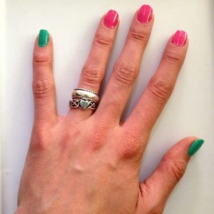 simple watermelon manicure tutorial