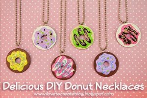 Make Donut Necklaces